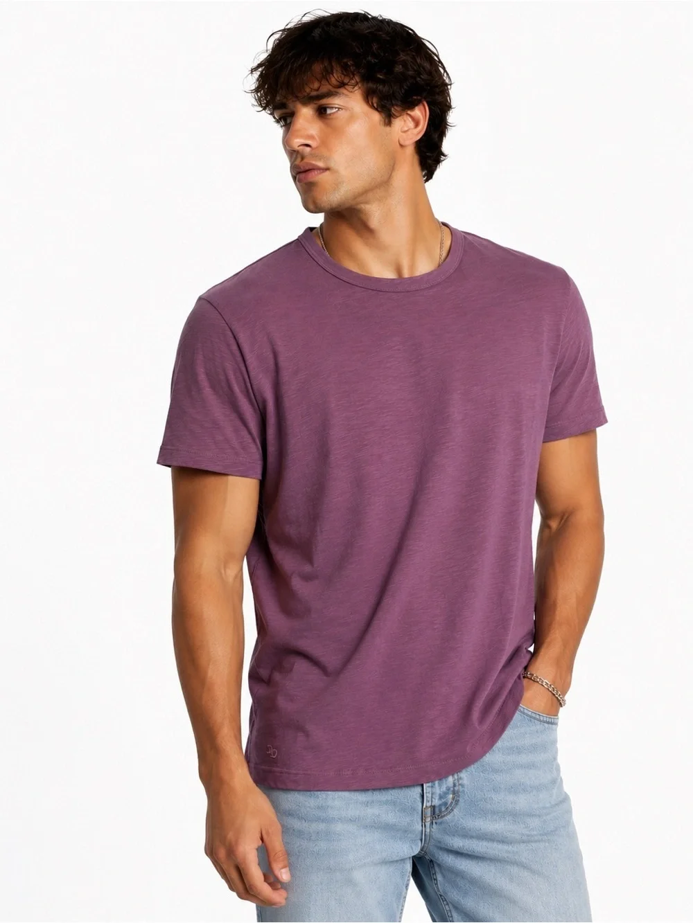 Joe’s Jeans Grape Haze Short Sleeve Tee Medium NWT - Picture 1 of 7